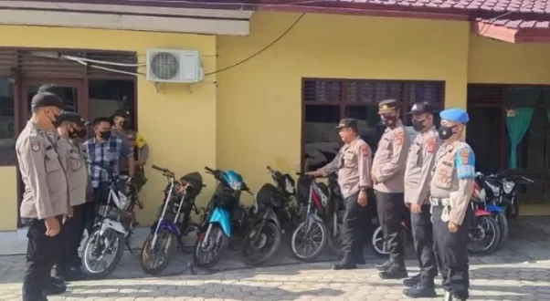 Belasan Sepeda Motor Diamankan Polisi