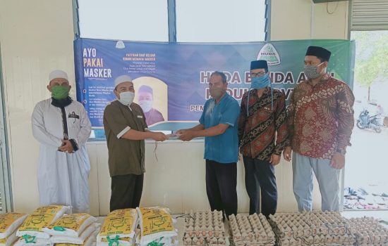 PW HUDA Banda Aceh Berbagi Sembako dan Masker ke Masyarakat