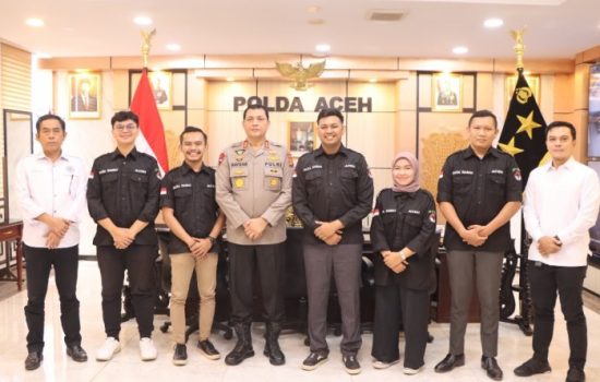 Duta Damai Dunia Maya BNPT Regional Aceh Audiensi Dengan Kapolda Aceh