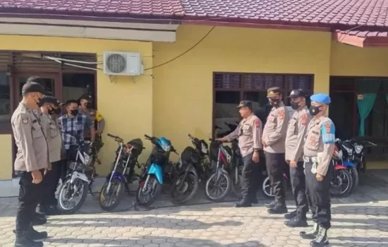 Belasan Sepeda Motor Diamankan Polisi