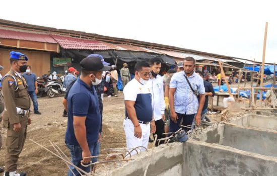 Wali Kota Tinjau Kembali Pembangunan Infrastruktur Pasar Al Mahirah